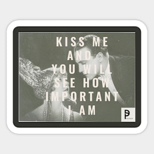 Kiss Me Silent Film Sticker